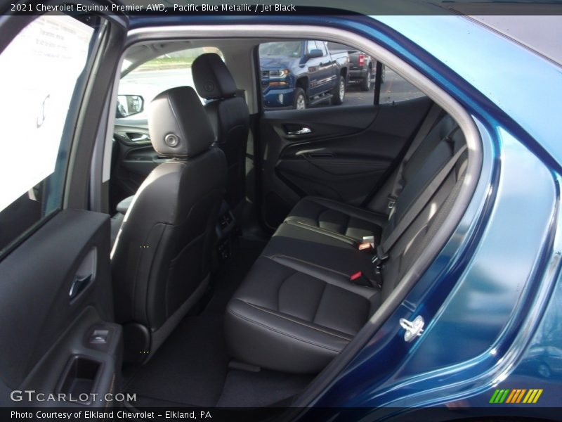 Pacific Blue Metallic / Jet Black 2021 Chevrolet Equinox Premier AWD