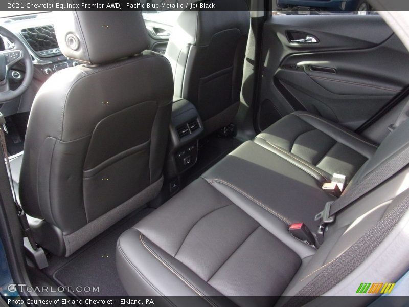 Pacific Blue Metallic / Jet Black 2021 Chevrolet Equinox Premier AWD