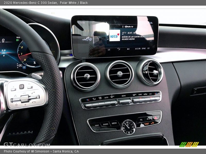 Polar White / Black 2020 Mercedes-Benz C 300 Sedan