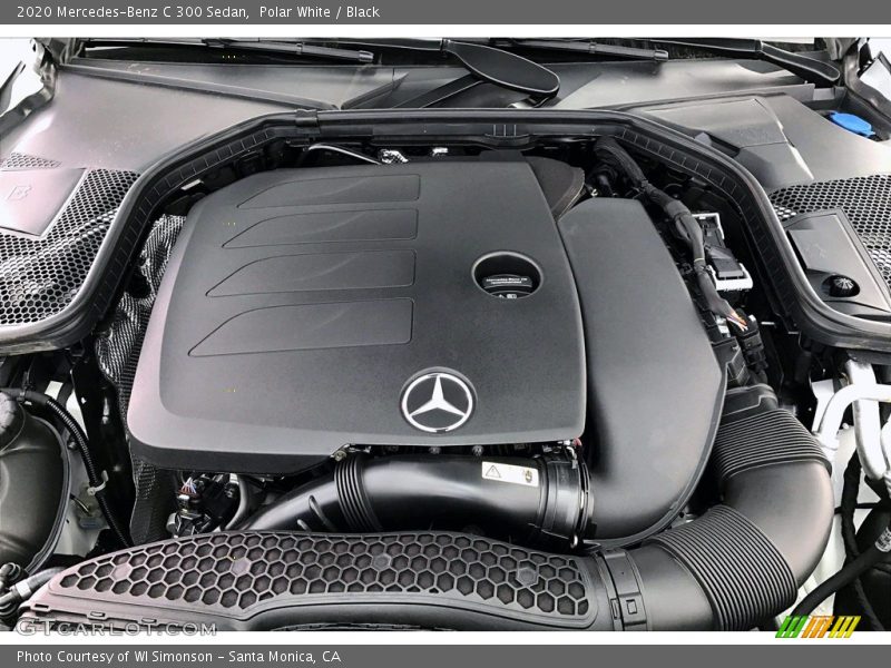 Polar White / Black 2020 Mercedes-Benz C 300 Sedan