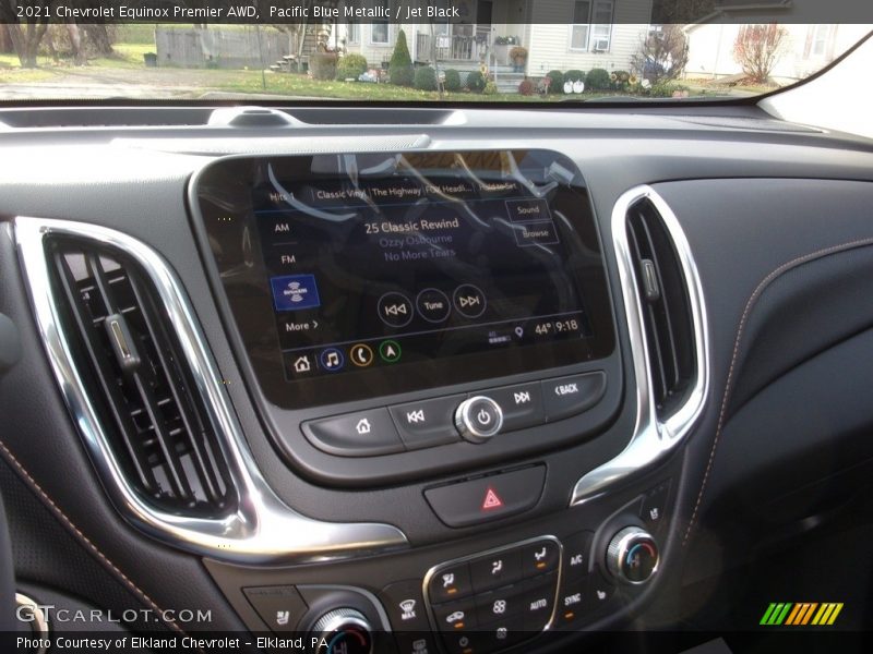 Pacific Blue Metallic / Jet Black 2021 Chevrolet Equinox Premier AWD