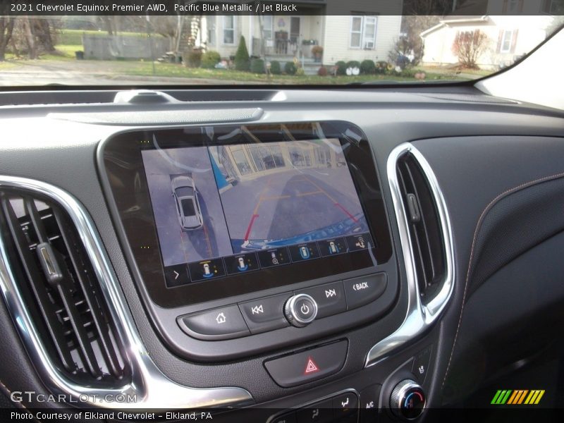 Pacific Blue Metallic / Jet Black 2021 Chevrolet Equinox Premier AWD