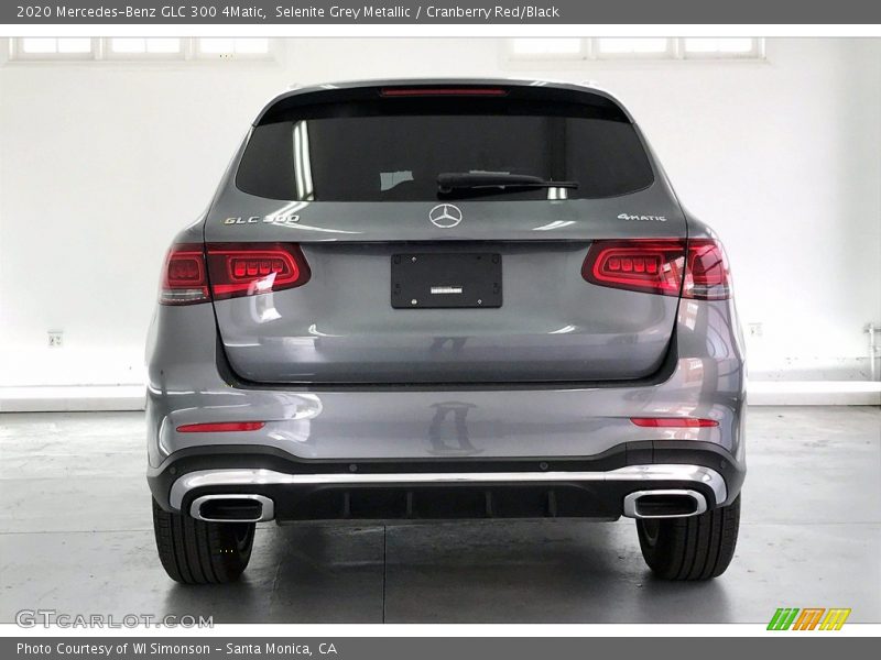 Selenite Grey Metallic / Cranberry Red/Black 2020 Mercedes-Benz GLC 300 4Matic