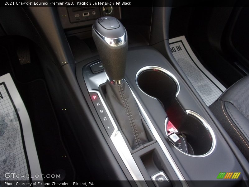 Pacific Blue Metallic / Jet Black 2021 Chevrolet Equinox Premier AWD