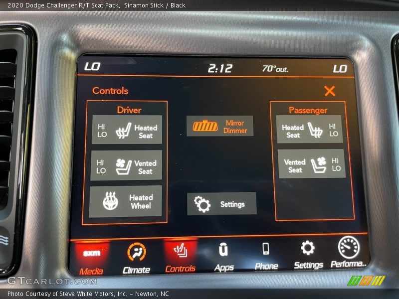 Sinamon Stick / Black 2020 Dodge Challenger R/T Scat Pack