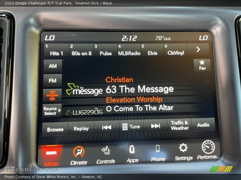 Sinamon Stick / Black 2020 Dodge Challenger R/T Scat Pack