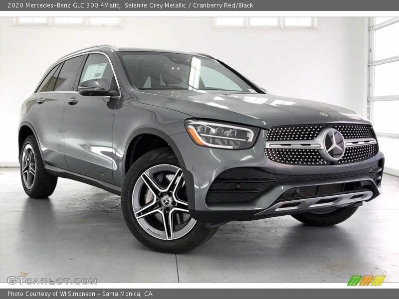 Selenite Grey Metallic / Cranberry Red/Black 2020 Mercedes-Benz GLC 300 4Matic