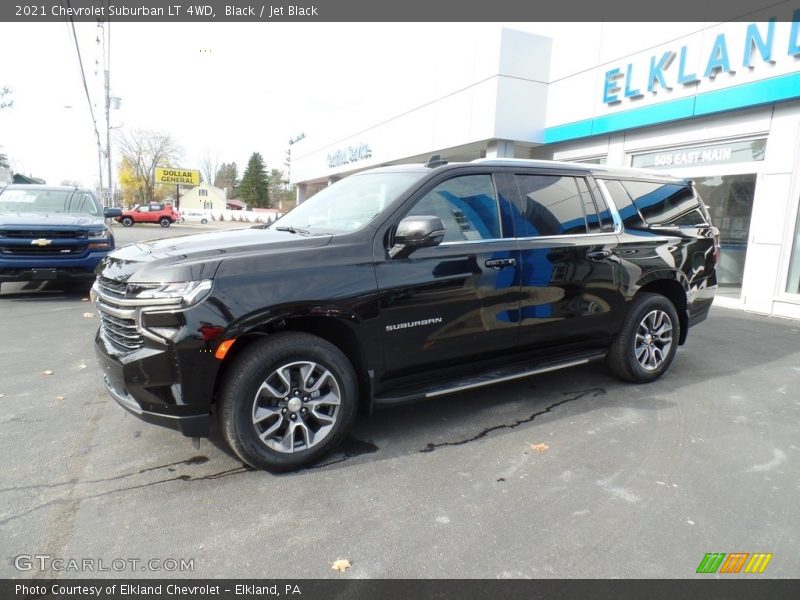 Black / Jet Black 2021 Chevrolet Suburban LT 4WD