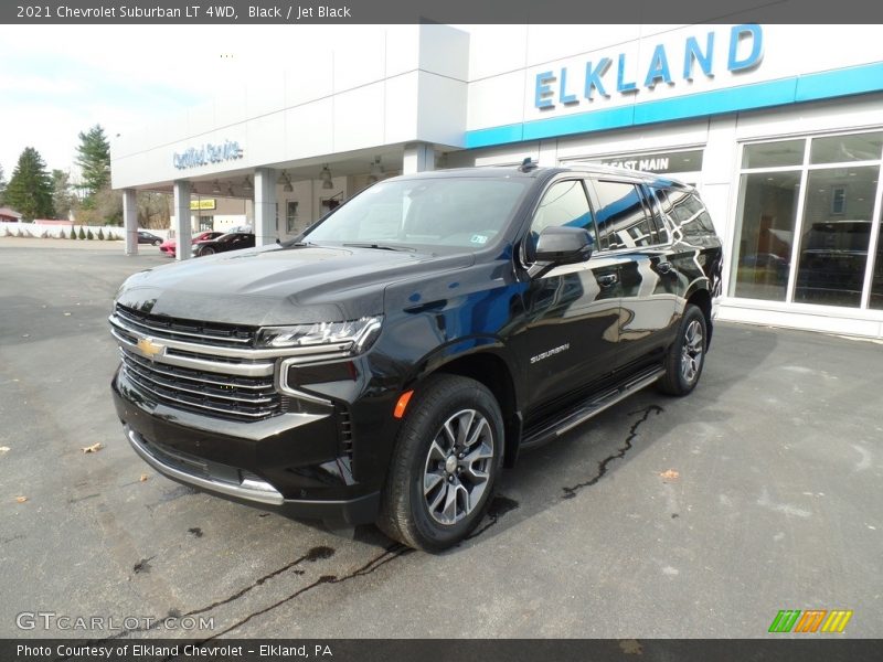 Black / Jet Black 2021 Chevrolet Suburban LT 4WD