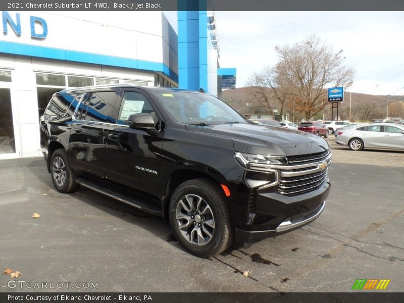 Black / Jet Black 2021 Chevrolet Suburban LT 4WD