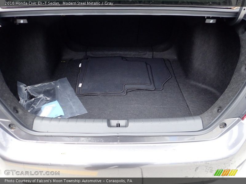 Modern Steel Metallic / Gray 2018 Honda Civic EX-T Sedan