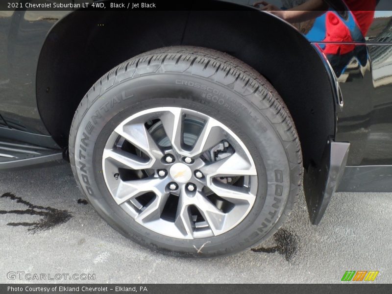 Black / Jet Black 2021 Chevrolet Suburban LT 4WD