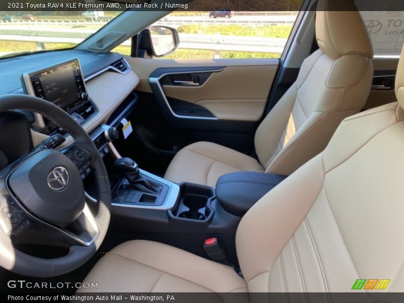 Front Seat of 2021 RAV4 XLE Premium AWD