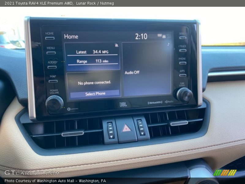 Lunar Rock / Nutmeg 2021 Toyota RAV4 XLE Premium AWD