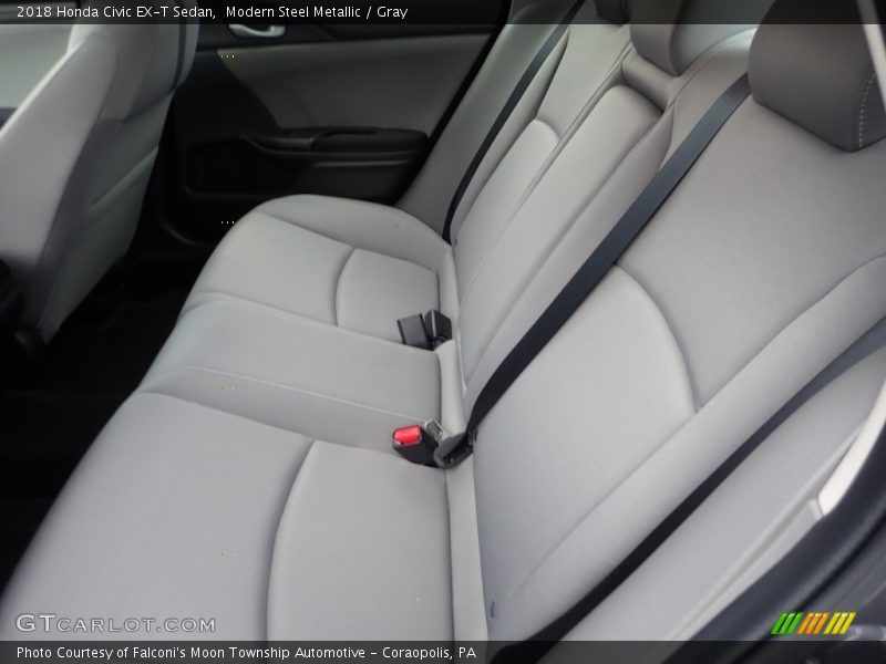 Modern Steel Metallic / Gray 2018 Honda Civic EX-T Sedan