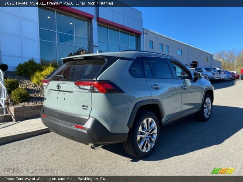 Lunar Rock / Nutmeg 2021 Toyota RAV4 XLE Premium AWD