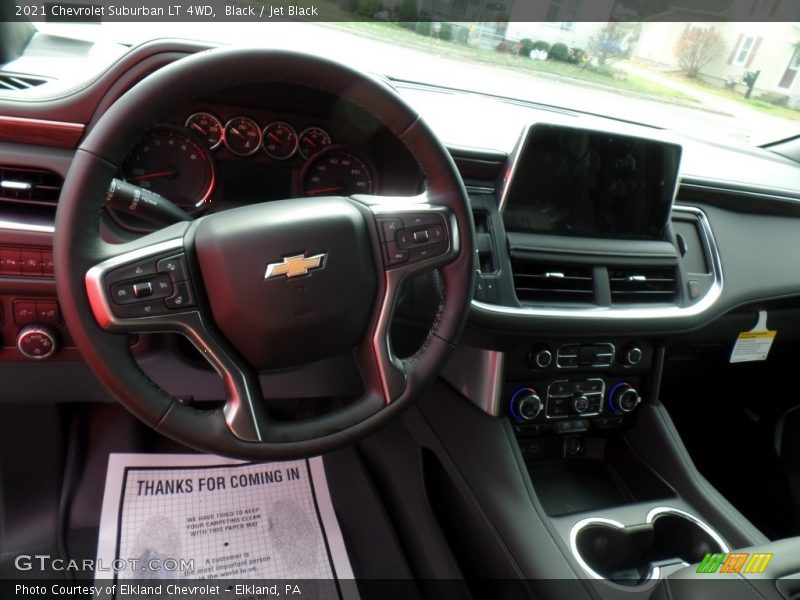 Black / Jet Black 2021 Chevrolet Suburban LT 4WD