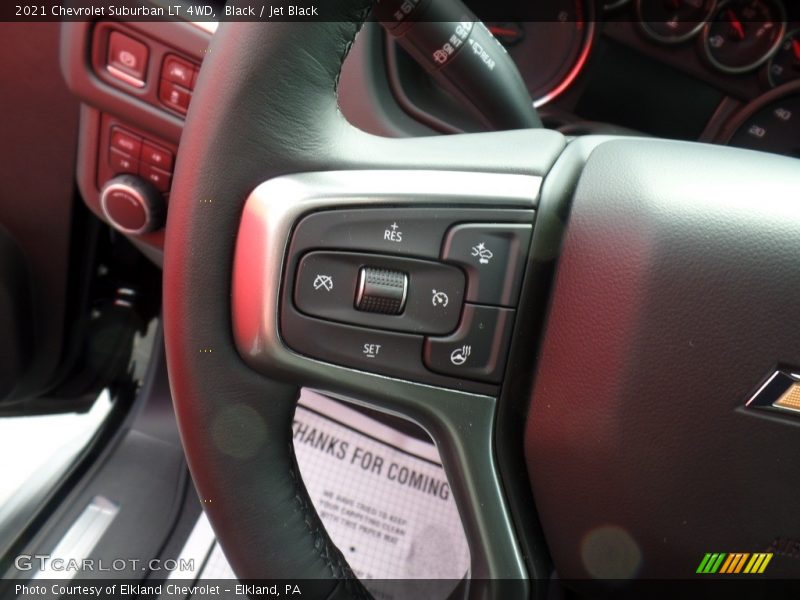 Black / Jet Black 2021 Chevrolet Suburban LT 4WD