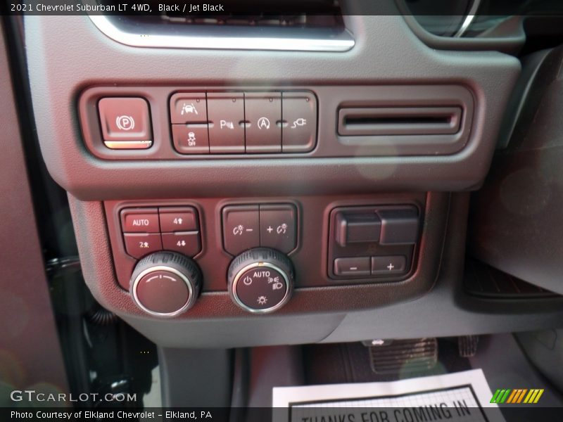 Black / Jet Black 2021 Chevrolet Suburban LT 4WD