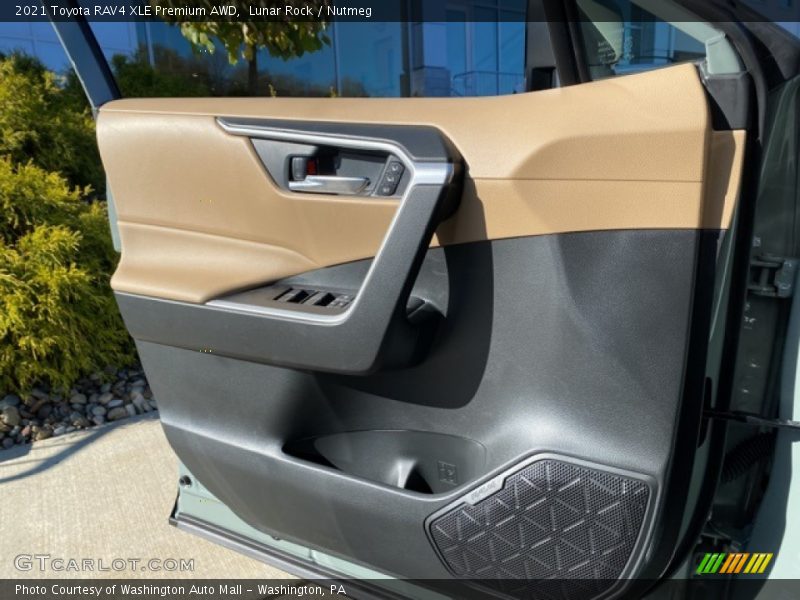 Lunar Rock / Nutmeg 2021 Toyota RAV4 XLE Premium AWD