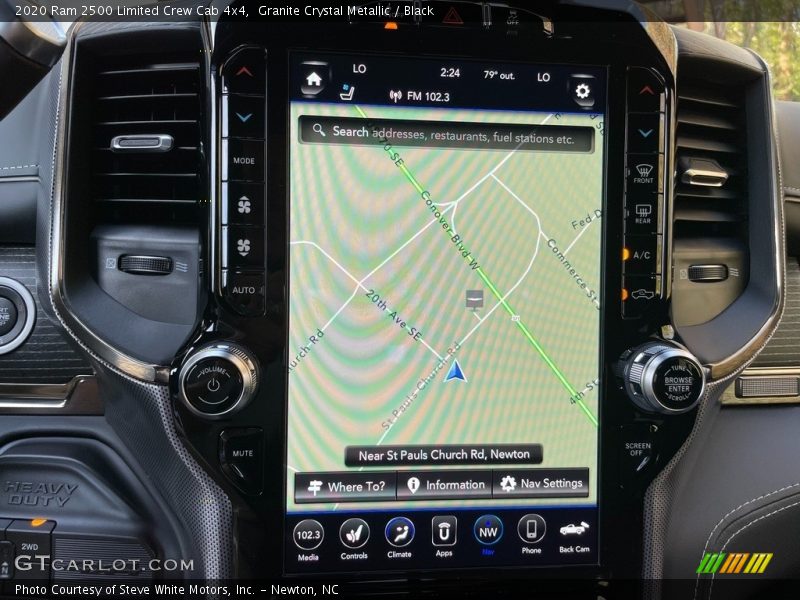 Navigation of 2020 2500 Limited Crew Cab 4x4