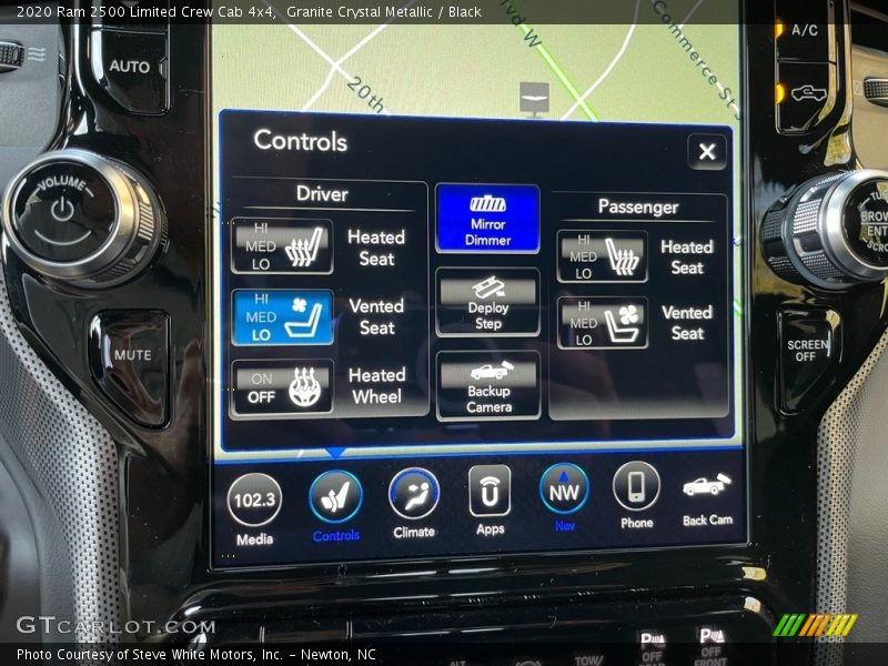 Controls of 2020 2500 Limited Crew Cab 4x4