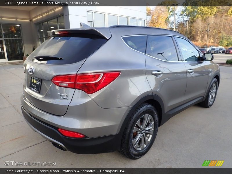Mineral Gray / Gray 2016 Hyundai Santa Fe Sport AWD