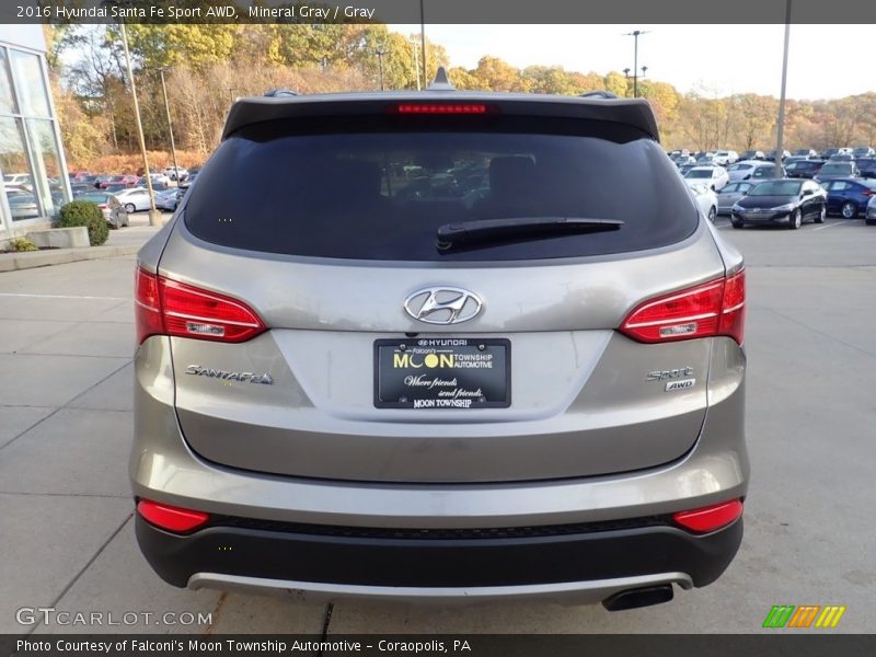 Mineral Gray / Gray 2016 Hyundai Santa Fe Sport AWD