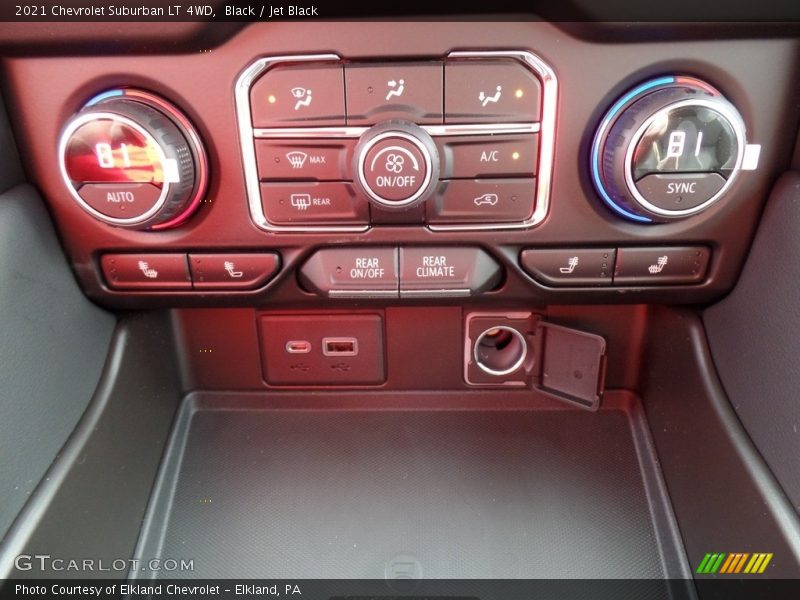 Black / Jet Black 2021 Chevrolet Suburban LT 4WD