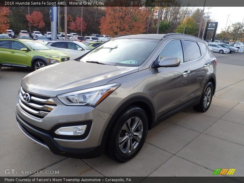 Mineral Gray / Gray 2016 Hyundai Santa Fe Sport AWD