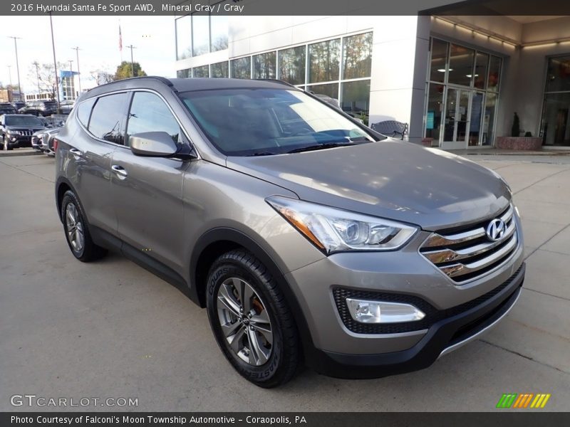 Mineral Gray / Gray 2016 Hyundai Santa Fe Sport AWD