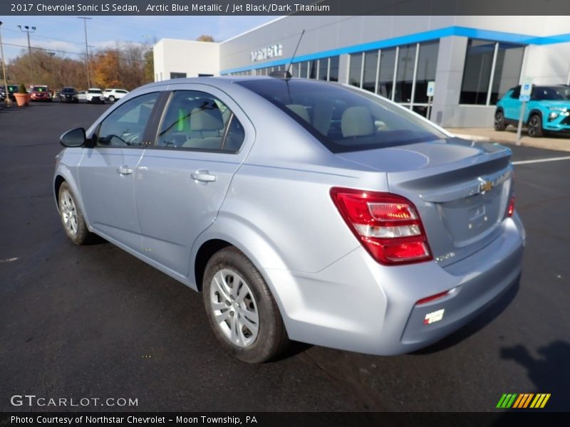 Arctic Blue Metallic / Jet Black/Dark Titanium 2017 Chevrolet Sonic LS Sedan