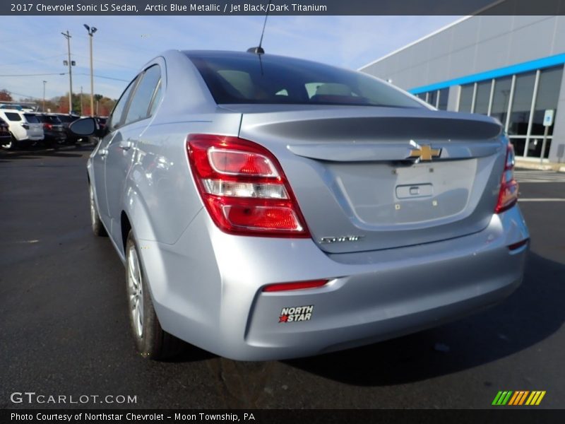 Arctic Blue Metallic / Jet Black/Dark Titanium 2017 Chevrolet Sonic LS Sedan