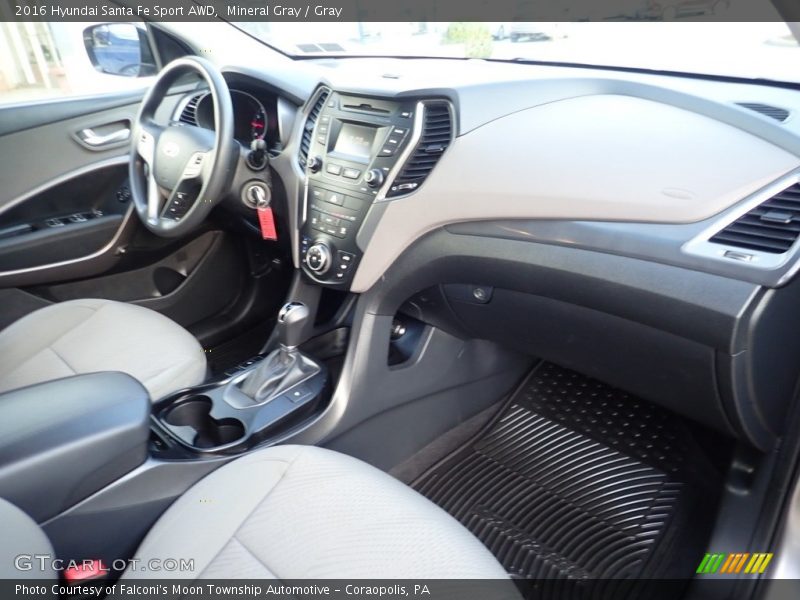 Mineral Gray / Gray 2016 Hyundai Santa Fe Sport AWD