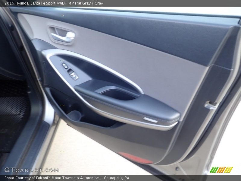 Mineral Gray / Gray 2016 Hyundai Santa Fe Sport AWD