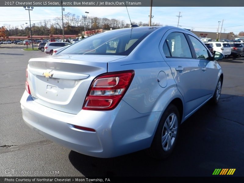 Arctic Blue Metallic / Jet Black/Dark Titanium 2017 Chevrolet Sonic LS Sedan