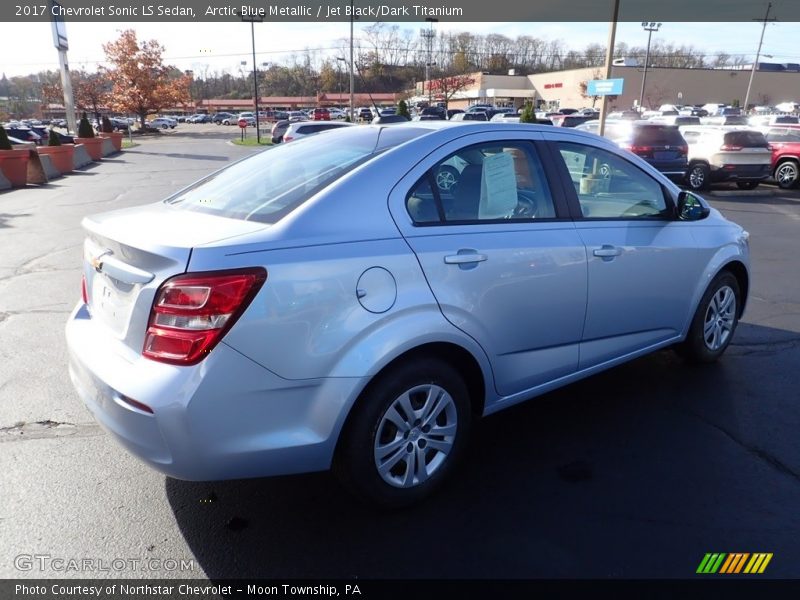 Arctic Blue Metallic / Jet Black/Dark Titanium 2017 Chevrolet Sonic LS Sedan