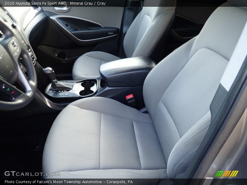 Mineral Gray / Gray 2016 Hyundai Santa Fe Sport AWD