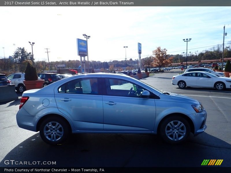 Arctic Blue Metallic / Jet Black/Dark Titanium 2017 Chevrolet Sonic LS Sedan