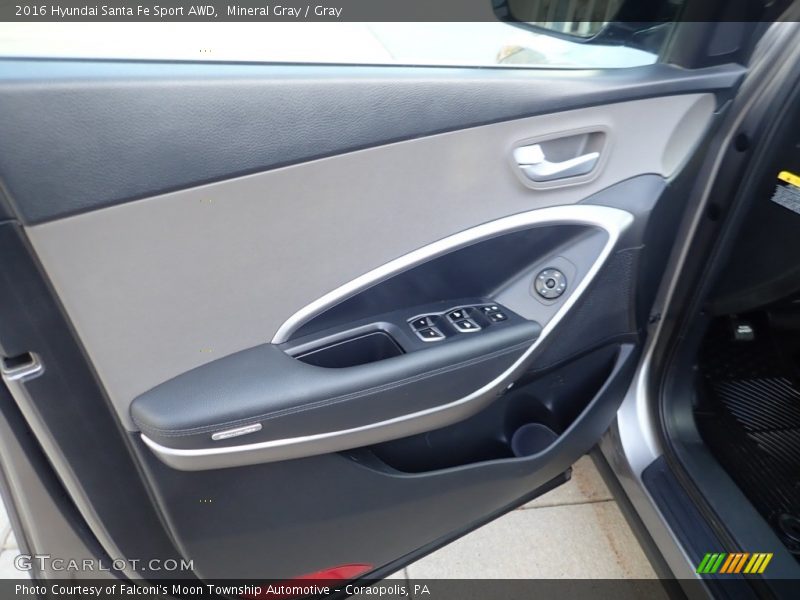 Mineral Gray / Gray 2016 Hyundai Santa Fe Sport AWD