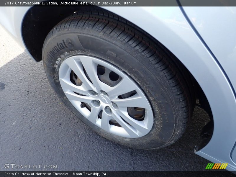 Arctic Blue Metallic / Jet Black/Dark Titanium 2017 Chevrolet Sonic LS Sedan