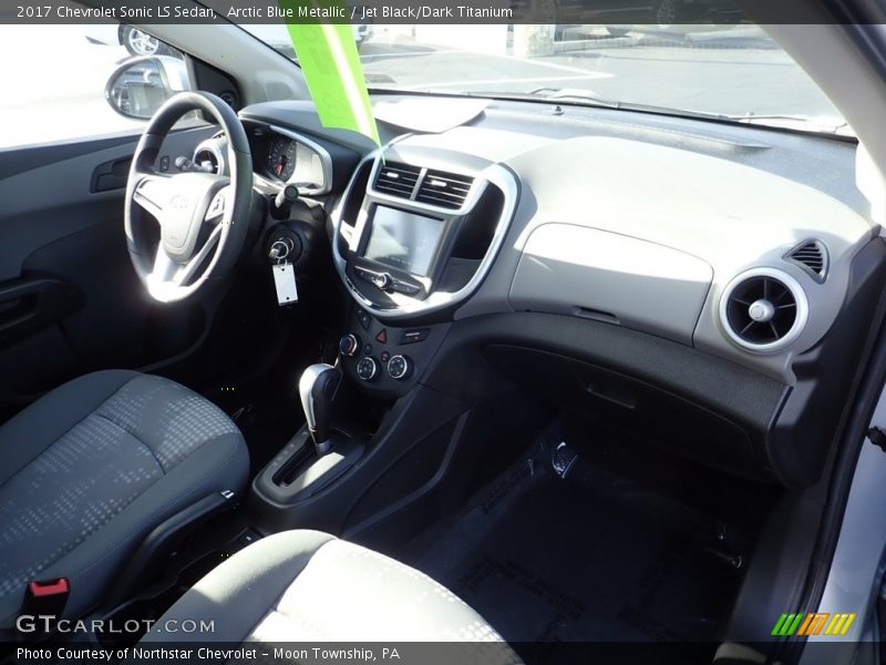 Arctic Blue Metallic / Jet Black/Dark Titanium 2017 Chevrolet Sonic LS Sedan