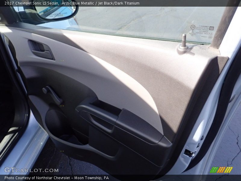 Arctic Blue Metallic / Jet Black/Dark Titanium 2017 Chevrolet Sonic LS Sedan