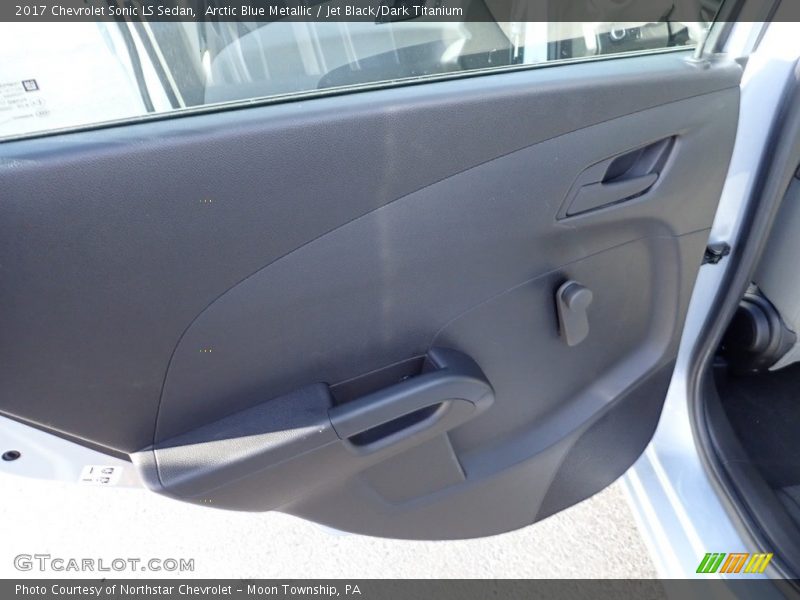 Arctic Blue Metallic / Jet Black/Dark Titanium 2017 Chevrolet Sonic LS Sedan