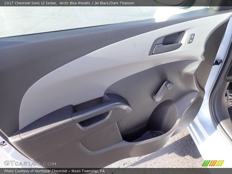 Arctic Blue Metallic / Jet Black/Dark Titanium 2017 Chevrolet Sonic LS Sedan
