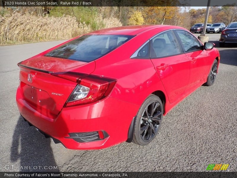 Rallye Red / Black 2020 Honda Civic Sport Sedan