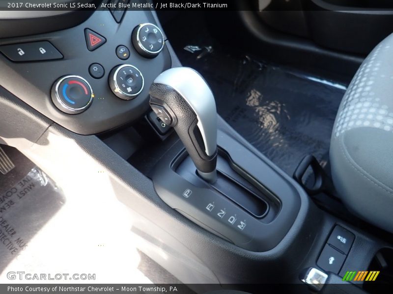 Arctic Blue Metallic / Jet Black/Dark Titanium 2017 Chevrolet Sonic LS Sedan
