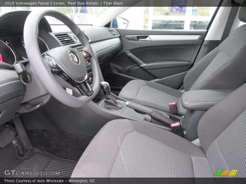 Reef Blue Metallic / Titan Black 2016 Volkswagen Passat S Sedan