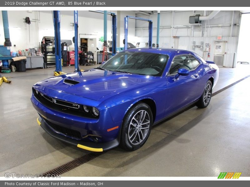 B5 Blue Pearl / Black 2019 Dodge Challenger GT AWD