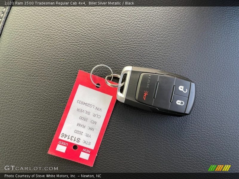 Billet Silver Metallic / Black 2020 Ram 3500 Tradesman Regular Cab 4x4